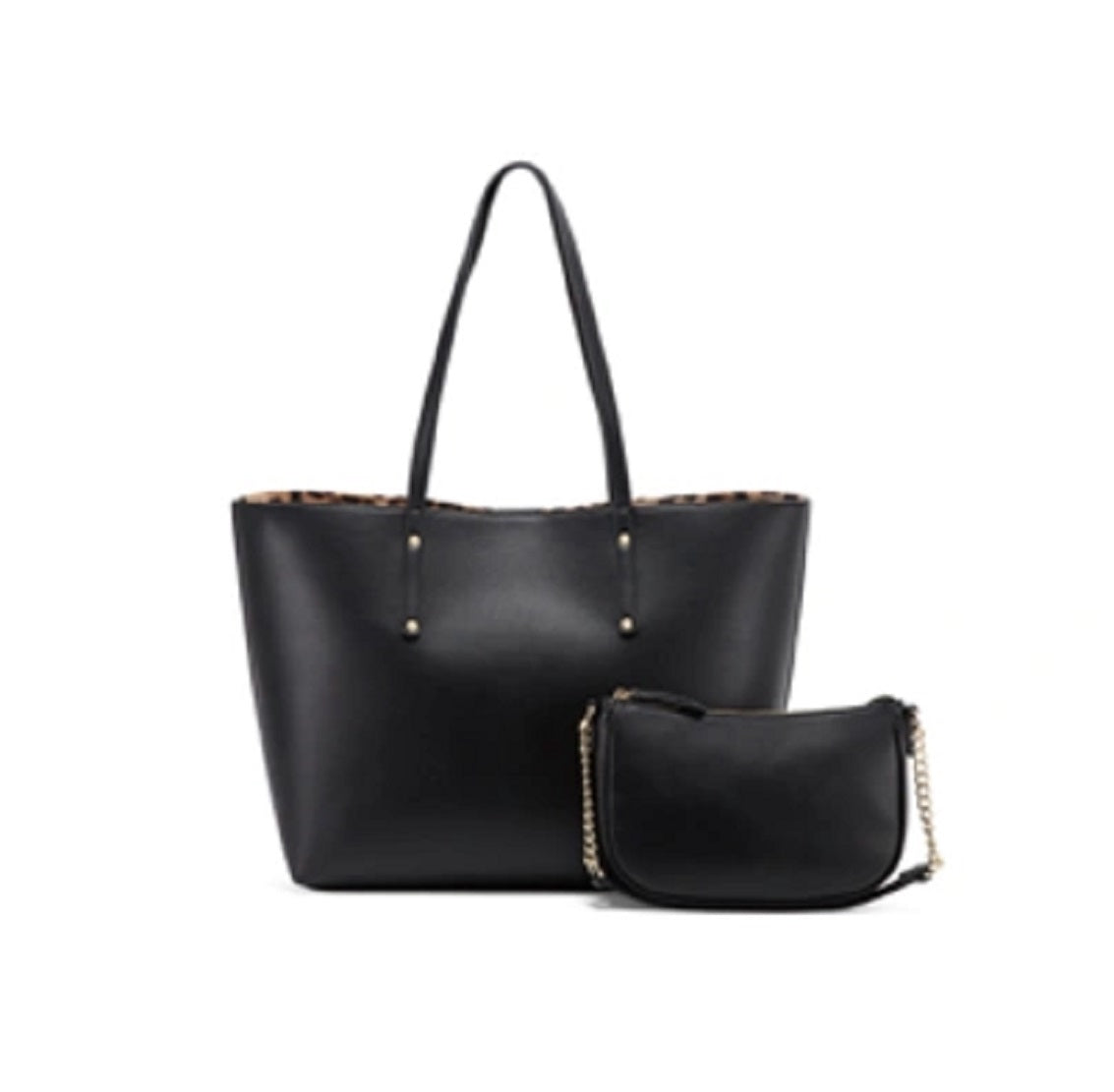 INC International Concepts Women's Zoiey 2 1 Tote Black Size Regular