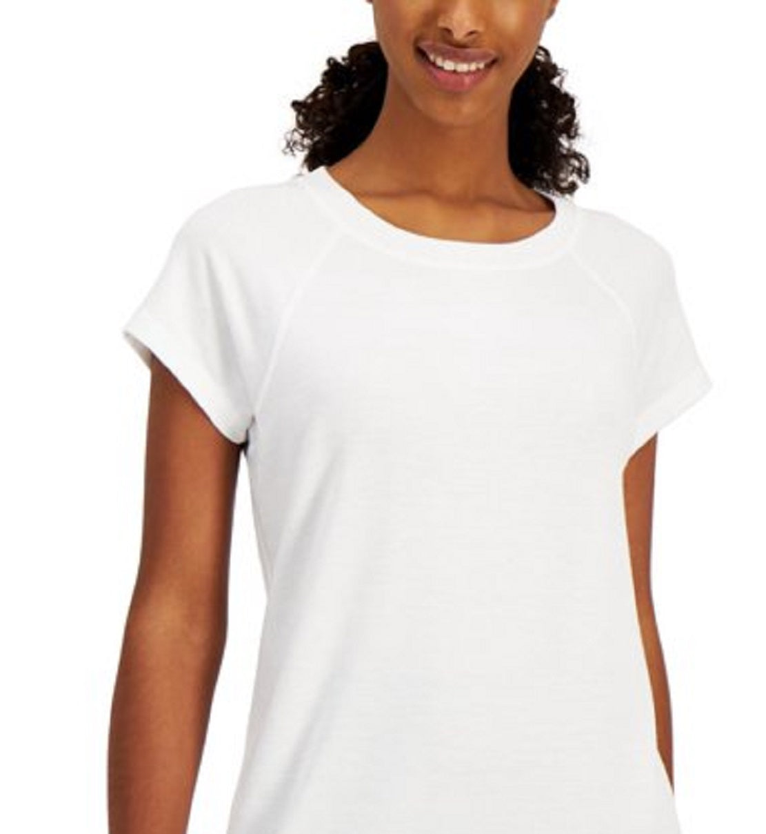 ID Ideology Women's Short Sleeve T-Shirt White Size XX-Large