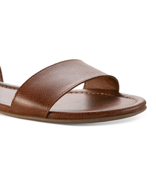 Sun + Stone Women's Miiah Flat Sandals Brown Size 6 M