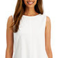 Karen Scott Women's Sleeveless Shell Top White Size X-Large