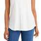 Karen Scott Women's Sleeveless Shell Top White Size X-Large
