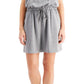 ID Ideology Women's Drawstring Waist Sleeveless Dress Gray Size Large