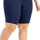 ID Ideology Women's Pull On Bicycle Shorts Blue Size 3X