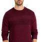 Club Room Men’s Textured Cotton Sweater Red Size M