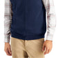 Club Room Men's Solid V Neck Sweater Vest Blue Size Large