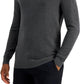 Alfani Men's Quarter Zip Sweater Gray Size Medium
