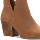 Sun + Stone Women's Elizaa Booties Brown Size 5.5 M