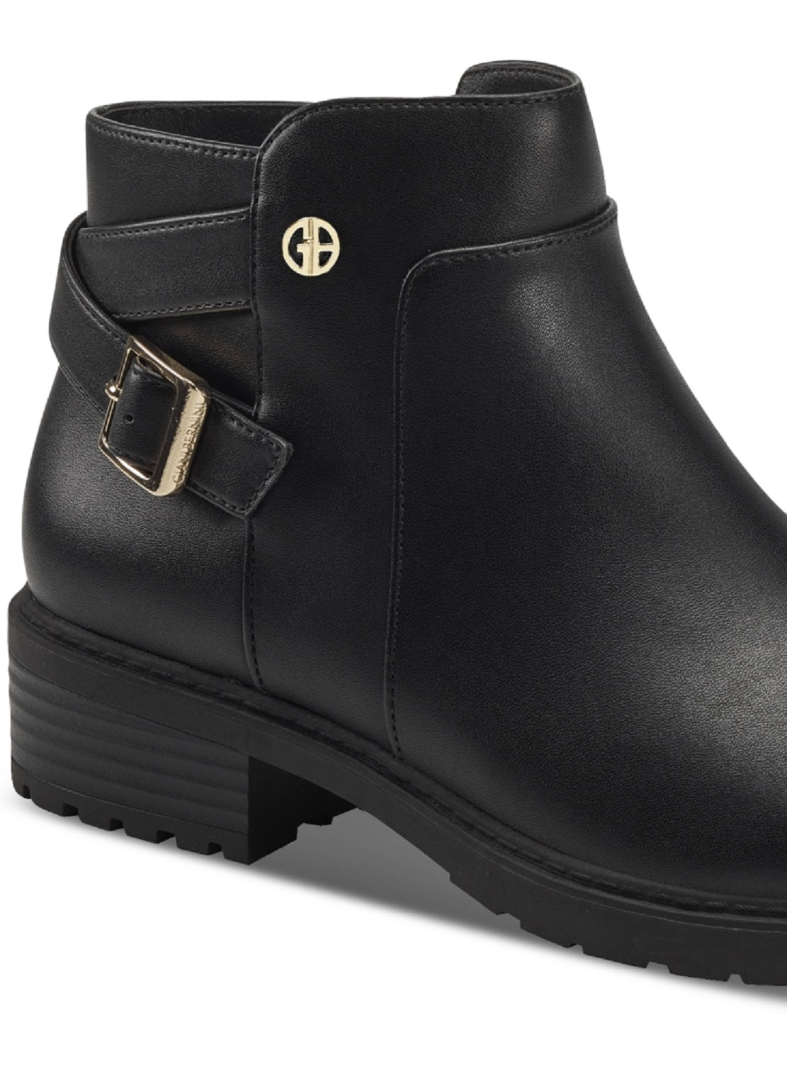 Giani Bernini Women's Brennin Buckled Booties Black Size 5.5 M