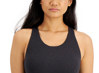 Ideology Women's Sweat Set Low Impact Sports Bra Black Size X-Small