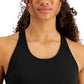 ID Ideology Women's Sweat Set Low Impact Sports Bra Black Size Medium