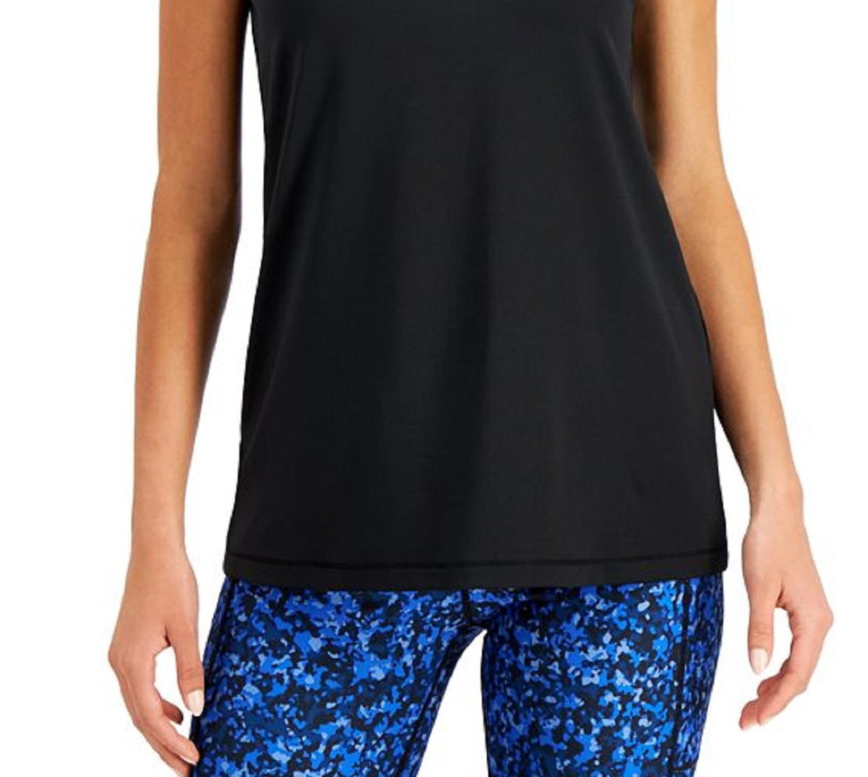 Ideology Women's Tank Top Black Size XX-Large