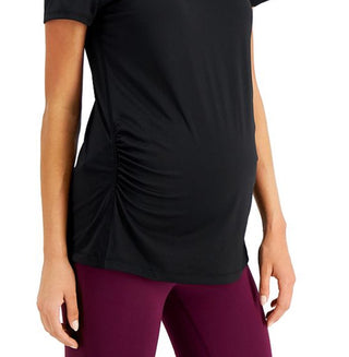 ID Ideology Women's Maternity T-Shirt Black Size Large