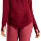 Ideology Women's Mushy Knit Hoodie Red Size Small
