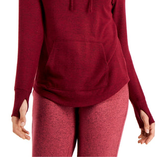 ID Ideology Women's Mushy Knit Hoodie Red Size Large