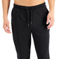 Alfani Men's Mendoza Jogger Pajama Pants Black Size Large