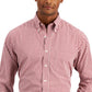 Club Room Men's Regular Fit Traveler Dress Shirt Red Size 15X34X35