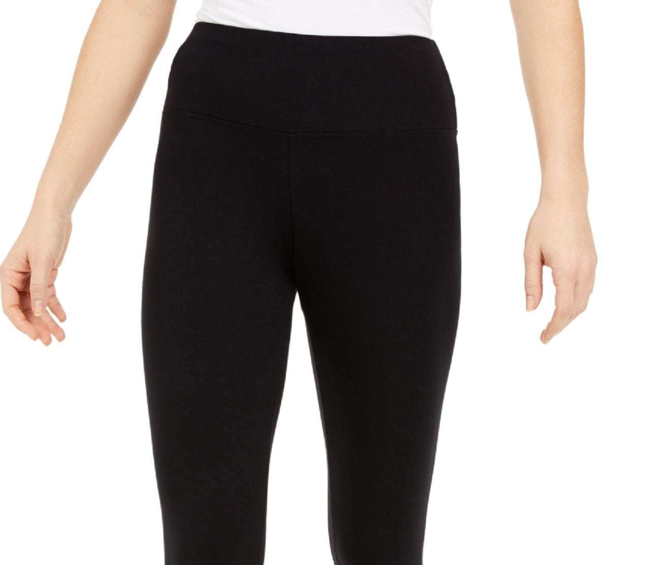 Bar III Women's Basic Jersey Leggings Black Size Petite Small
