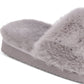 INC International Concepts Women's Yuri Polyester Slip On Slides Gray Size 5 M