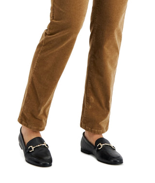 Charter Club Women's Lexington Tummy Control Corduroy Jeans Brown Size 14