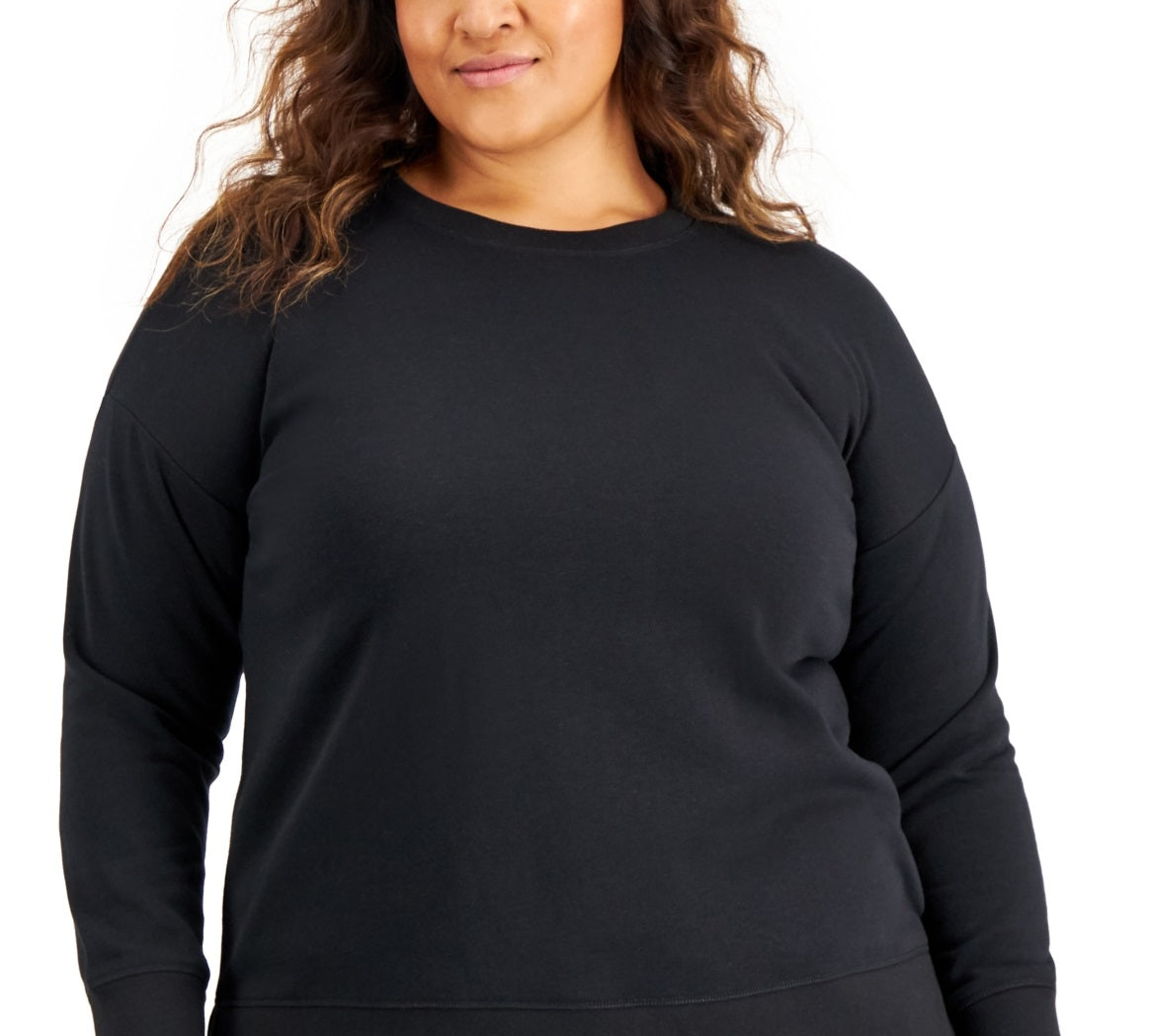ID Ideology Women's Sweatshirt Black Size 3X