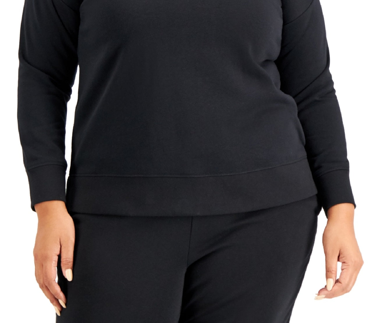 ID Ideology Women's Sweatshirt Black Size 3X