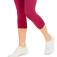 ID Ideology Women's Compression High Rise Side Pocket Cropped Leggings Pink Size X-Small
