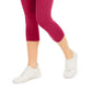 ID Ideology Women's Compression High Rise Side Pocket Cropped Leggings Pink Size Medium