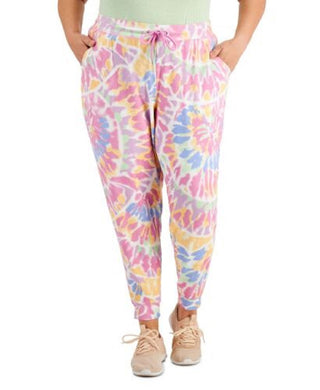 Ideology Women's Twisted Colors Leggings White Size 4X