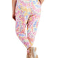 Ideology Women's Twisted Colors Leggings White Size 4X