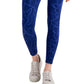 ID Ideology Women's Compression Floral Print Pocket 7/8 Leggings Blue Size Small