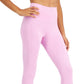 ID Ideology Women's High Waist Side Pocket Leggings Purple Size Large