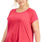 ID Ideology Women's Sweat Set T Shirt Pink