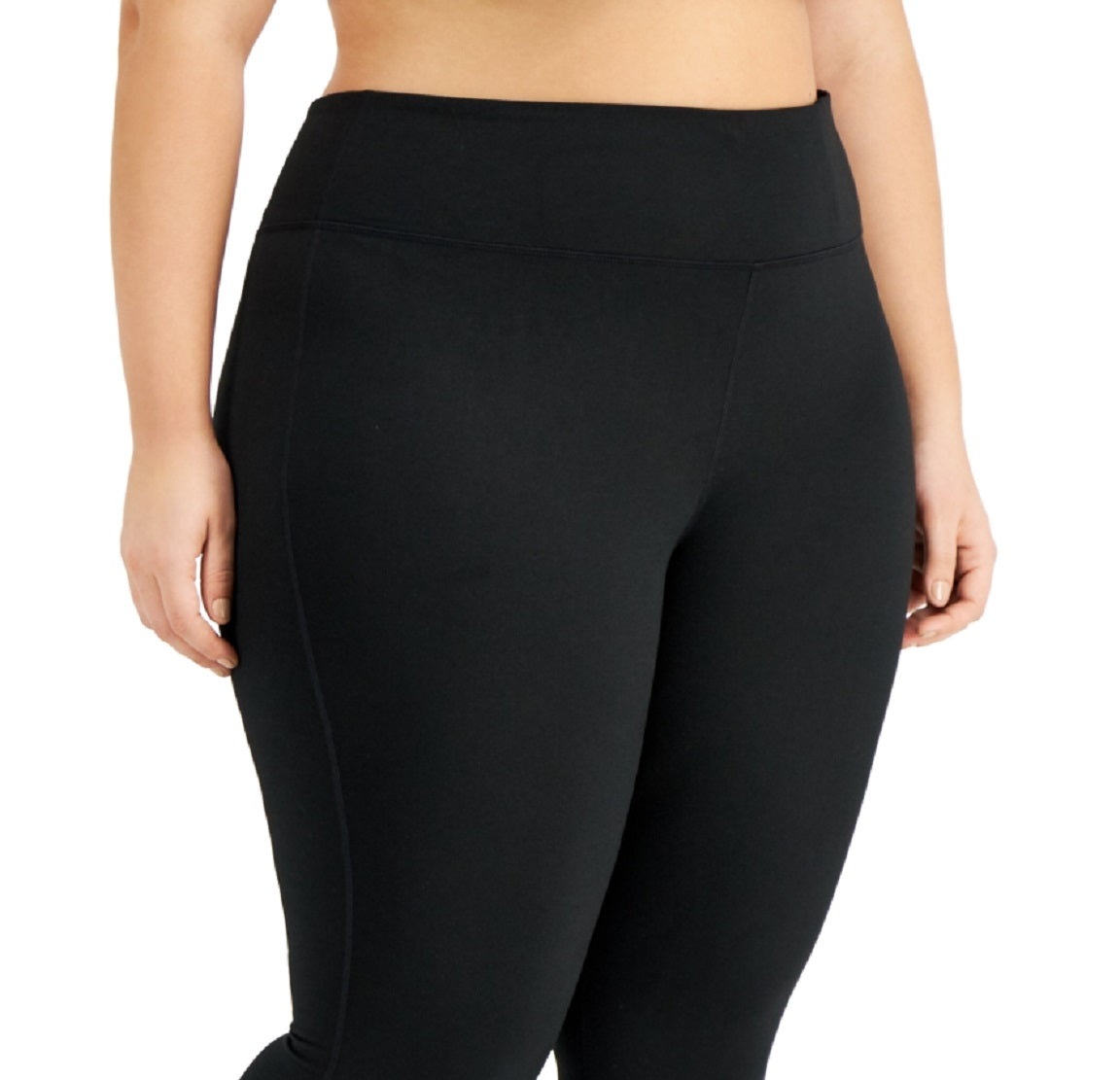 ID Ideology Women's Sweat Set Leggings Black Size 1X