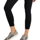 ID Ideology Women's Essentials Sweat Set 7/8 Length Leggings Black Size Large