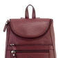 Giani Bernini Women's Pebble Backpack Red Size Regular