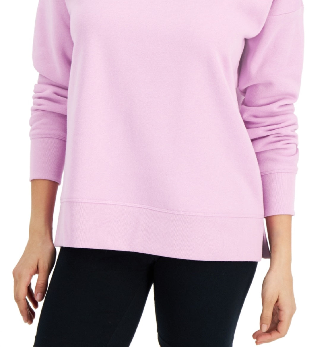 ID Ideology Women's Fleece Sweatshirt Purple