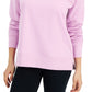 ID Ideology Women's Fleece Sweatshirt Purple Size Small