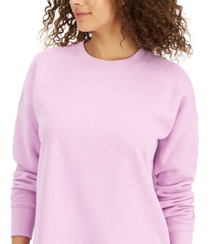 ID Ideology Women's Fleece Sweatshirt Purple