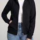 Ideology Women's Zip Front Fleece Hoodie Black Size Small