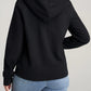 Ideology Women's Zip Front Fleece Hoodie Black Size Small