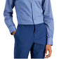 Alfani Men's Slim Fit Stripe Dress Shirt Blue Size L