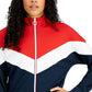 ID Ideology Women's Colorblocked Jacket Blue Size Large