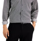 Alfani Men's Regular Fit 2 Way Stretch Dress Shirt Black Size 18X34X35