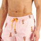 Club Room Men's Lobster 7 Swim Trunks Pink Size Medium