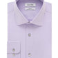 Calvin Klein Men's Classic Fit Non Iron Spread Collar Dress Shirt Purple Size 15.5X32X33