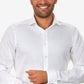 Calvin Klein Men's Slim Fit Non Iron French Cuff Dress Shirt White Size 17.5X34X35