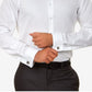 Calvin Klein Men's Slim Fit Non Iron French Cuff Dress Shirt White Size 17.5X34X35