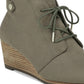 Dr. Scholl's Women's Conquer Ankle Boots Green Size 7 M
