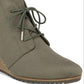 Dr. Scholl's Women's Conquer Ankle Boots Green Size 7 M