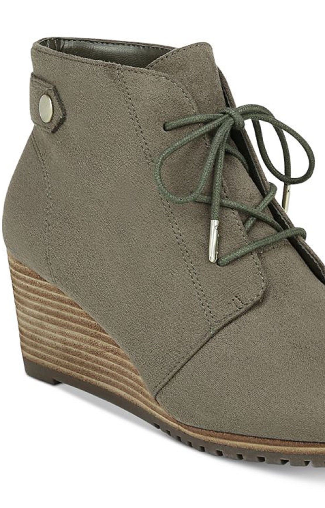 Dr. Scholl's Women's Conquer Lace Up Ankle Boots Gray Size 11 M